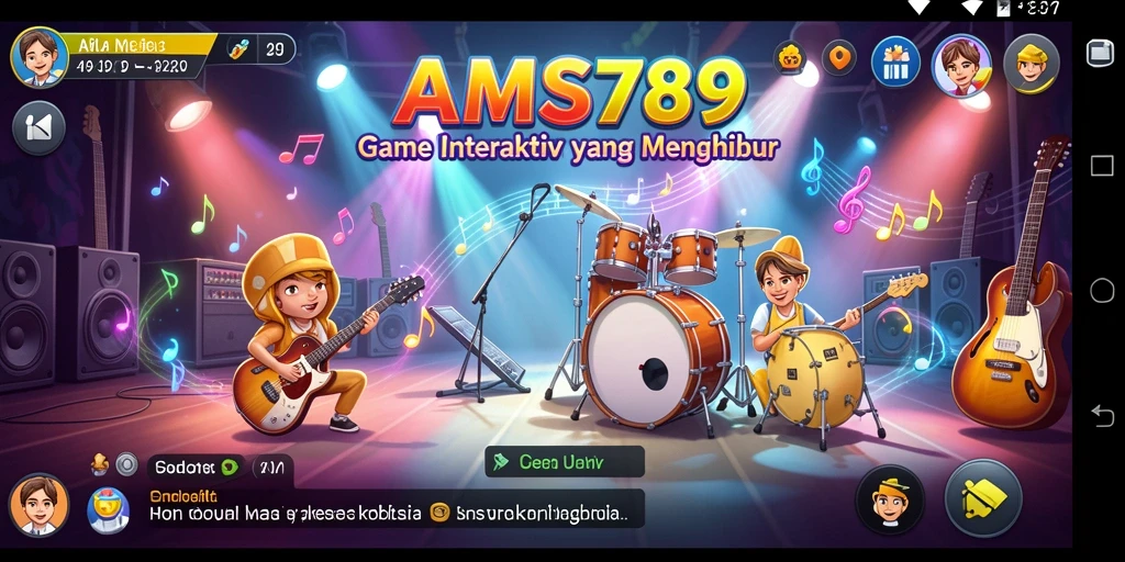 Tampilan gameplay AMS789 yang menarik dan interaktif.