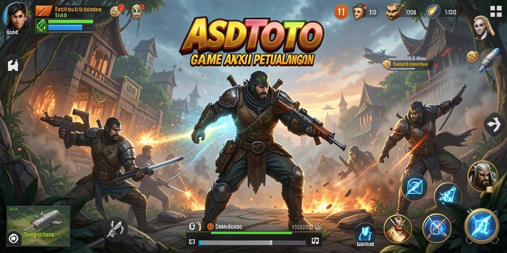Tampilan gameplay ASDTOTO dengan aksi yang mendebarkan.