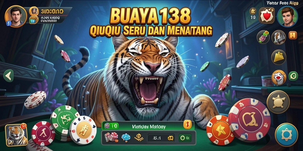 Tampilan gameplay QiuQiu yang menarik dan dinamis.