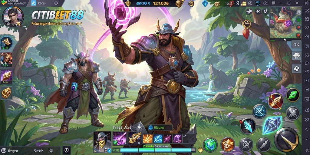 Tampilan gameplay seru CITIBET88 dalam dunia ARPG yang menakjubkan.