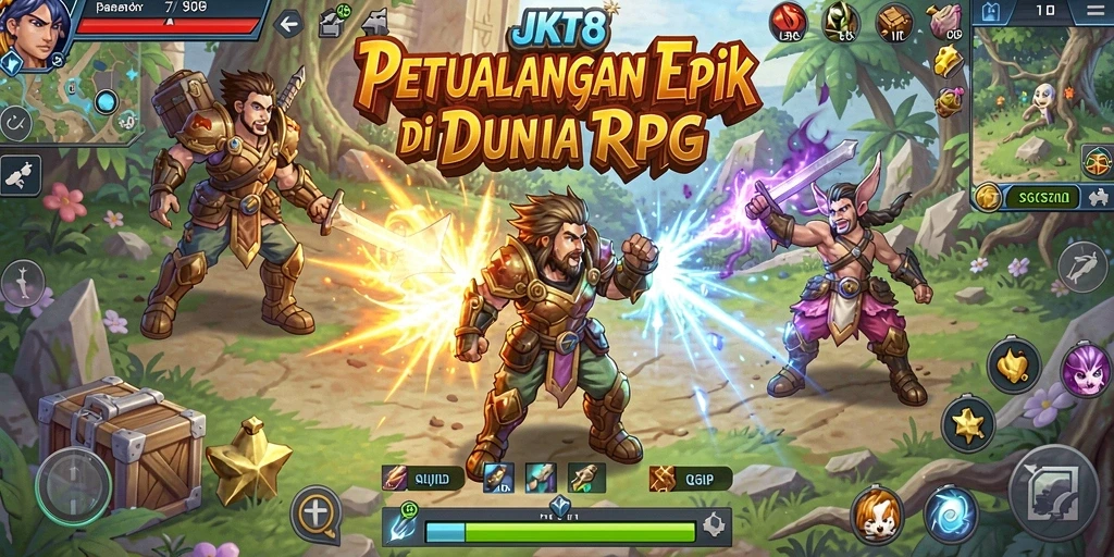 Menampilkan gameplay RPG yang mendebarkan dengan grafik menawan.