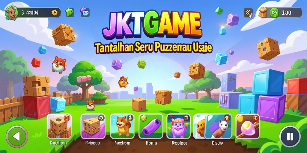 Tampilan gameplay JKTGAME yang menarik dan penuh tantangan.