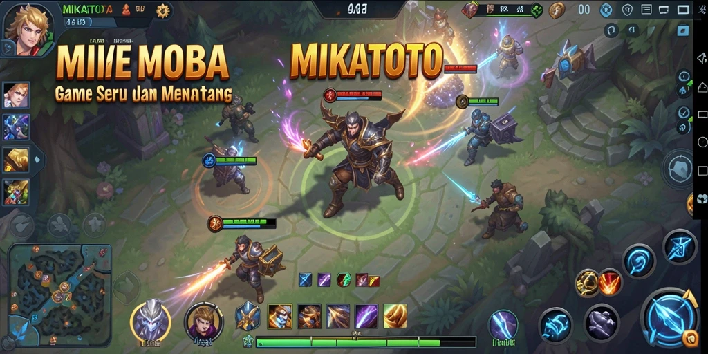 Gameplay MIKATOTO yang menegangkan dan penuh strategi.