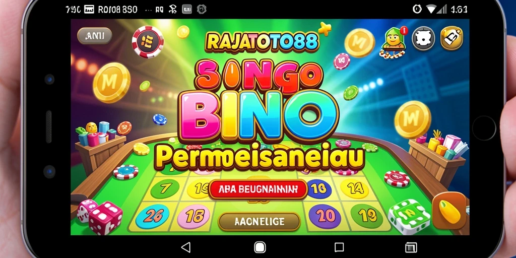 Tampilan menarik dari gameplay Bingo di RAJATOTO88.