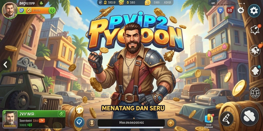 Screenshot utama RPVIP2 menampilkan gameplay Tycoon yang seru dan menantang.