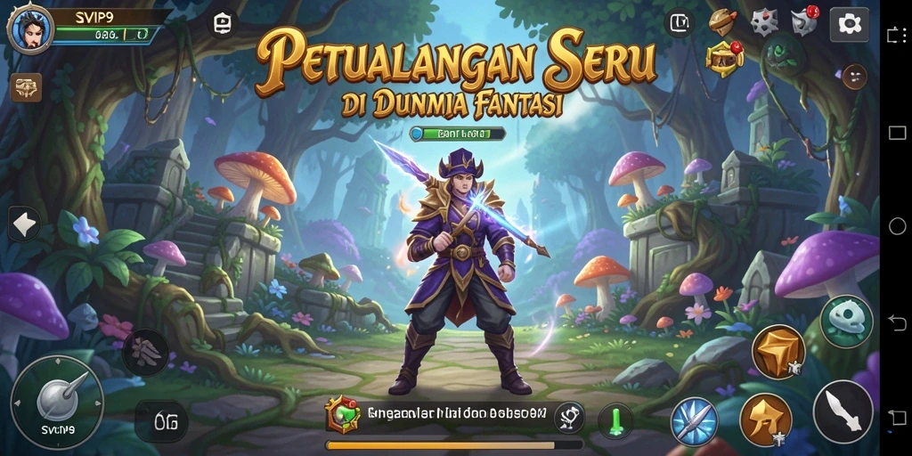 Tampilan gameplay SVIP9 yang mendebarkan di dunia petualangan.